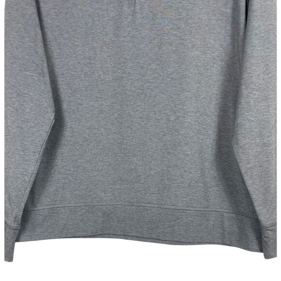 G/Fore Luxe Staple Golf Mid-Layer Heather Grey Medium Casual Athletic Comfort - Picture 6 of 14